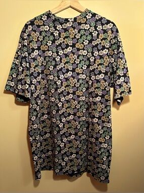 twik floral tshirt minidress